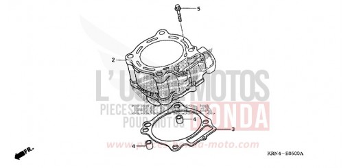 CYLINDRE CRF250R4 de 2004